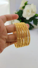 Golden Imperial Dusk Aura Bangles – Premium Traditional Jewelry Set for Women