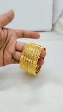 Sacred Radiance Gold Polished Bangles
