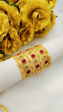 Golden Rajwari Imperial Crown Legacy Kara Premium Traditional Jewelry for Women