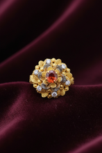 Luxe Golden Aura Gold Plated Ring for Women