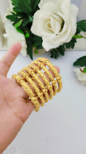 Golden Imperial Twilight Legacy Bangles – Luxury Traditional Jewelry Set for Women