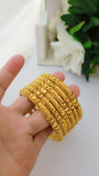 Golden Twilight Heritage Bangles – Luxury Traditional Jewelry Set for Women