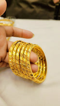 Timeless Opulence Gold Polished Bangles
