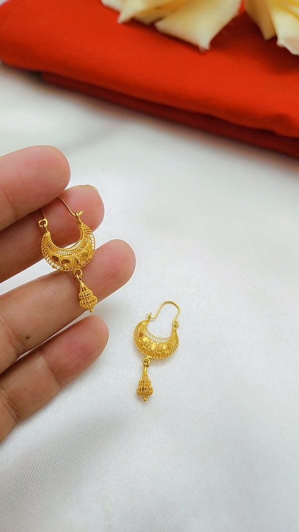 Golden Celestial Shine Earrings – Elegant Fashion Jewelry for Women