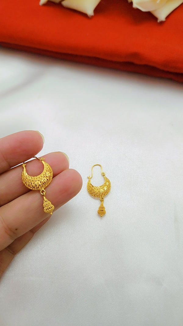 Golden Radiant Charm Earrings – Premium Fashion Jewelry for Women
