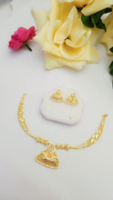 Shimmering Gold Plated Necklace