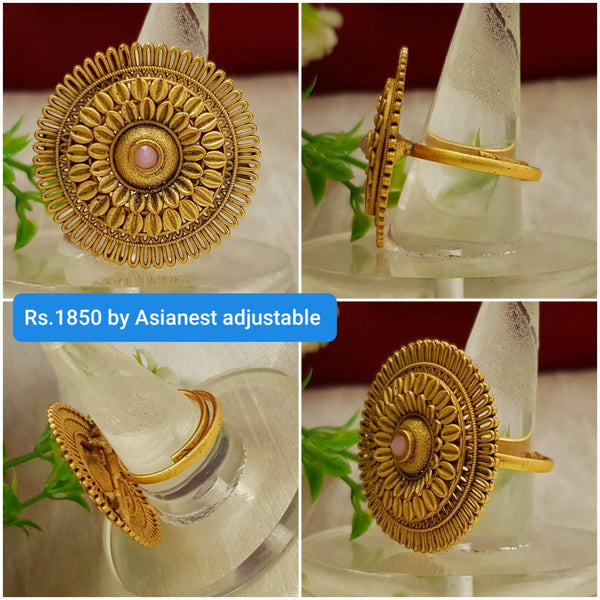 Sparkle Rajwari Rings for Girls