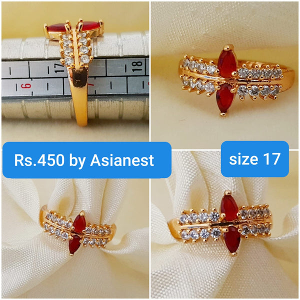 Divine Sparkle Gold Rings for Women