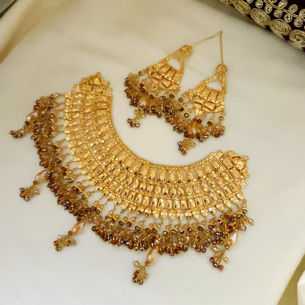 Luxurious Gold Finish Necklace