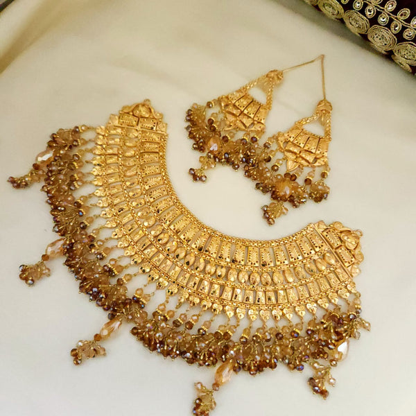 Luxurious Gold Finish Necklace