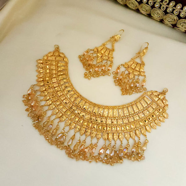 Shimmering Gold Shine Necklace