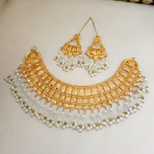 Shiny Gold Overlay Necklace