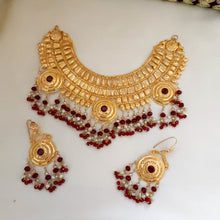 Gilded Gold Charm Bridal Necklace