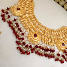 Gilded Gold Charm Bridal Necklace