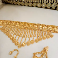 Ornate Gold Adorned Necklace