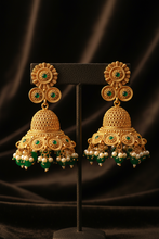 Rajwadi Exquisite Gold Coated Jhumkay