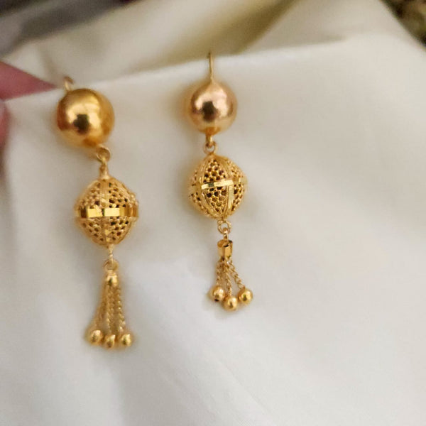 Golden Ball Earrings