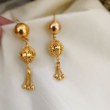 Golden Ball Earrings