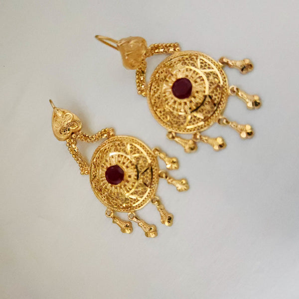 Opulent Gold Earrings