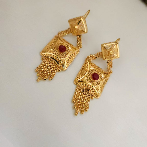 Divine Gold Polish Earrings