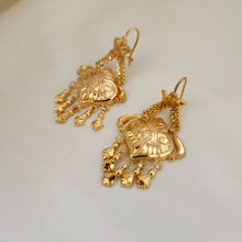 Regal Gold Polish Earrings