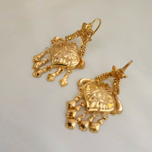 Regal Gold Polish Earrings