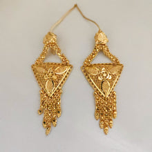 Antique Gold Polished Earrings