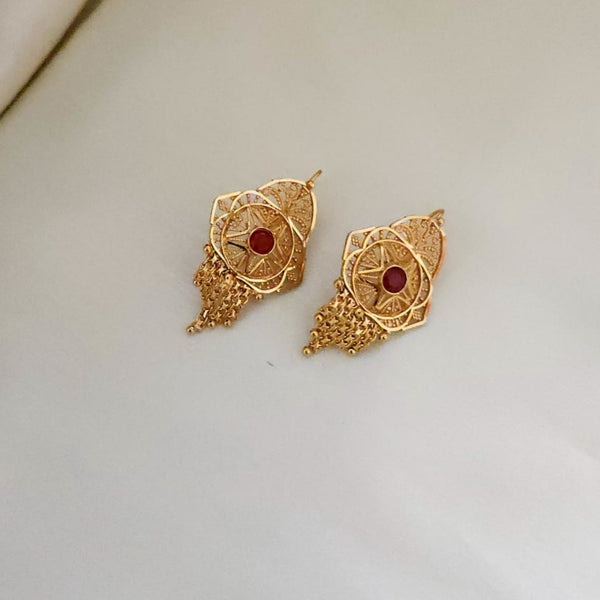 Gleaming Gold Formal Earrings