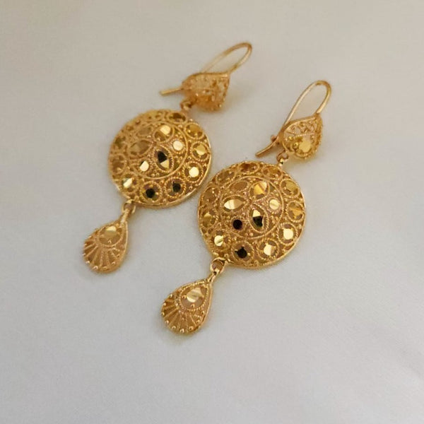 Exquisite Gold Plated Earrings