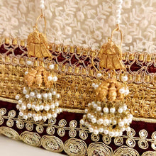 Traditional Golden Jhumkay Earrings