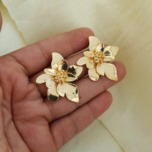 Golden Flower Earrings