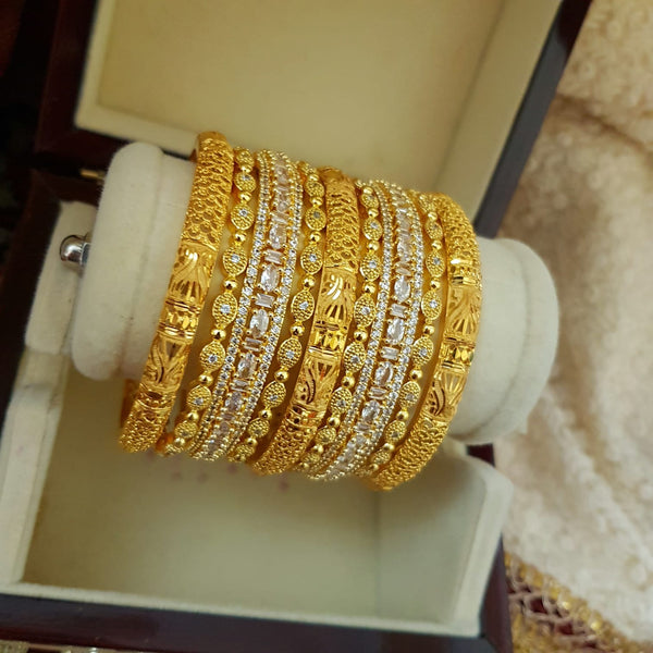 Zarconic Gold Plated Bangles Set