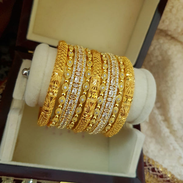 Zarconic Gold Plated Bangles Set