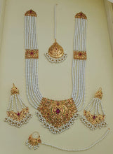 Golden Tranquility Pearl Bridal Mala Set