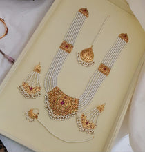 Golden Tranquility Pearl Bridal Mala Set