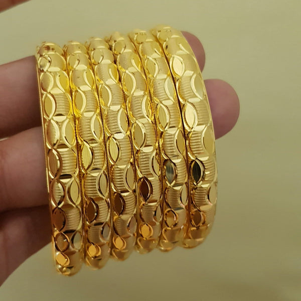 Handcrafted Gold Plated Bangles for Weddings