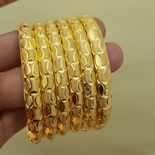 Traditional Bridal Gold Finish Bangles 