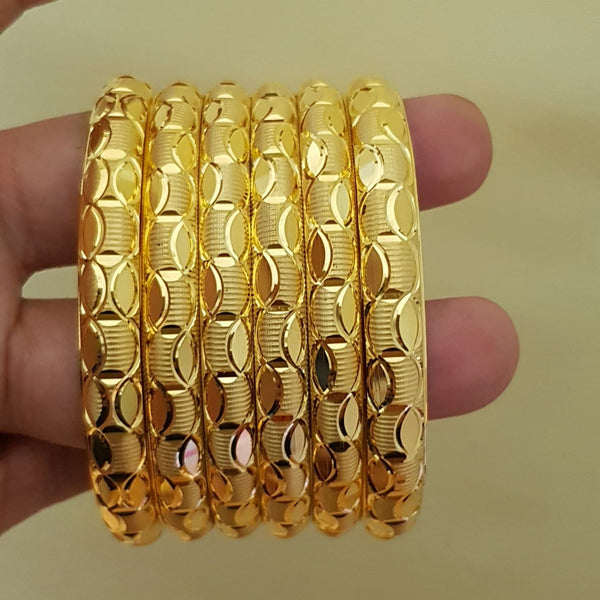 Handcrafted Gold Plated Bangles for Weddings