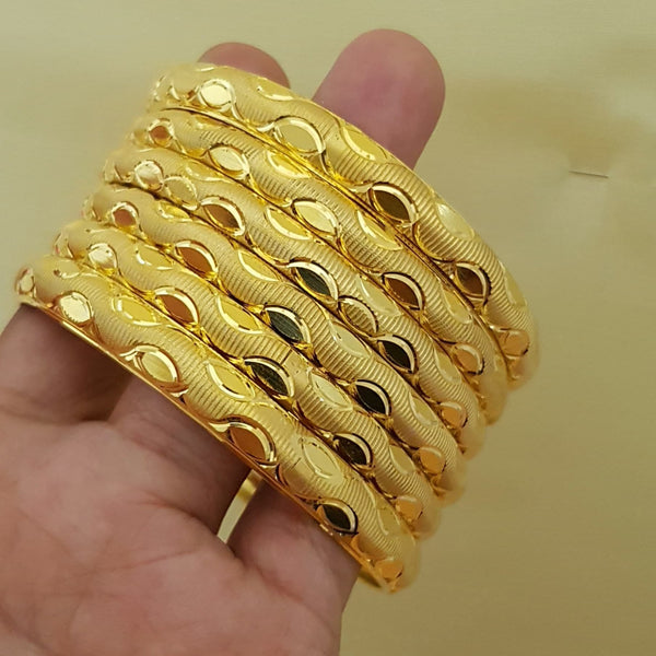 Fancy Gold Plated Bangles for Daily Wear