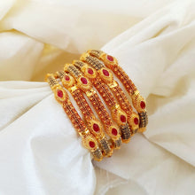 Kundan Designer Gold Finish Bangles