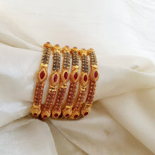 Kundan Designer Gold Finish Bangles