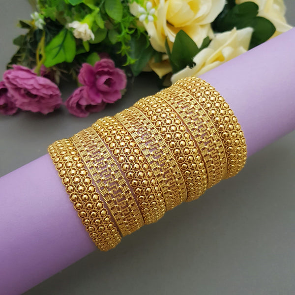 Classic Gold-Tone Bangles for Women