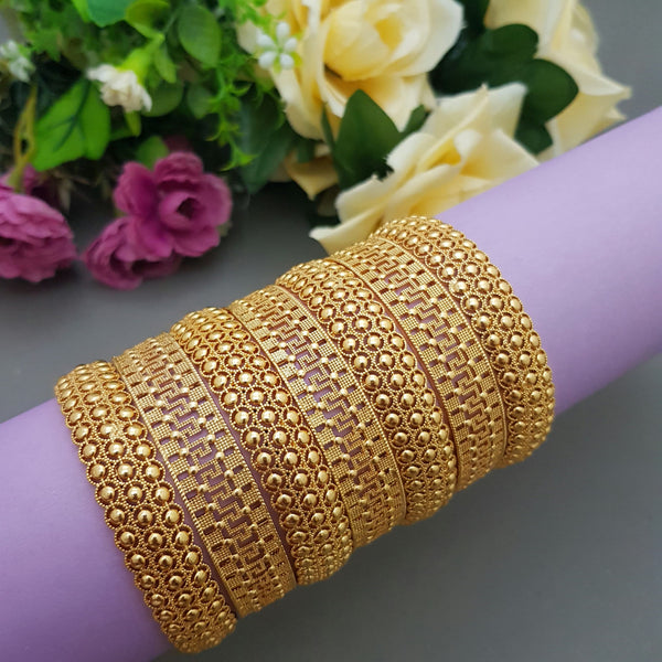 Classic Gold-Tone Bangles for Women