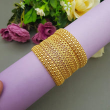 Vintage-Inspired Gold-Tone Bangles for Women