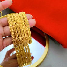 Timeless Gold-Finish Bangles for Women