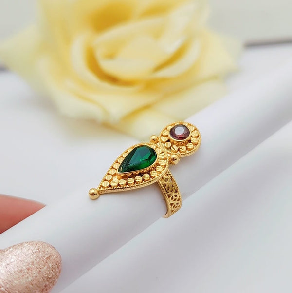 Graceful Radiance Polish Ring