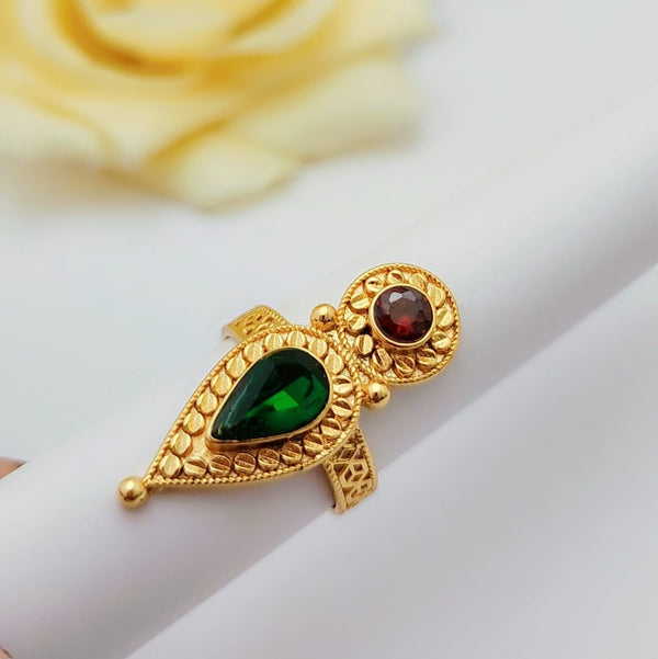 Graceful Radiance Polish Ring