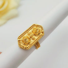 Golden Rhythm Elegant Ring