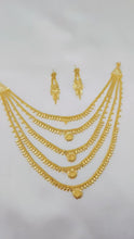 Radiant Gold Coated Bridal Necklace – Luxury Wedding Jewelry