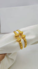 Heritage Gold Polished  Charm Bangles – Elegant Traditional Jewelry for Women